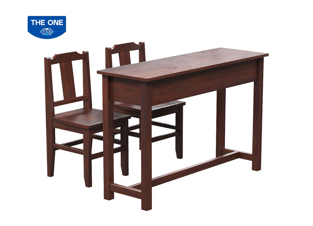 BÀN HỌC SINH GỖ TỰ NHIÊN THE ONE 
BHS501-5+GHS501-5