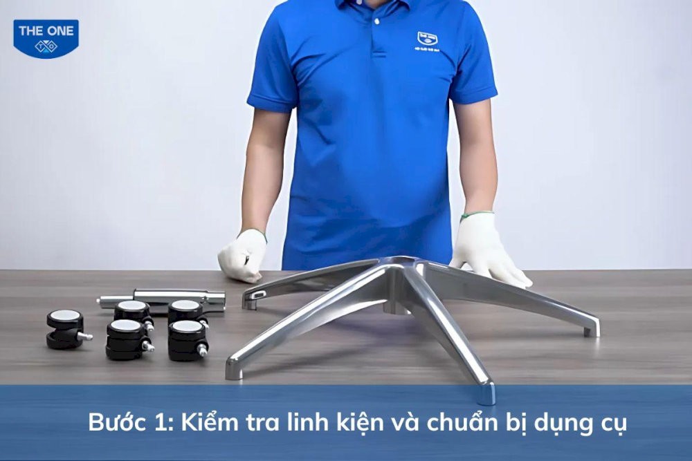 Kiểm tra lại các linh kiện và chuẩn bị đầy đủ dụng cụ trước khi lắp đặt