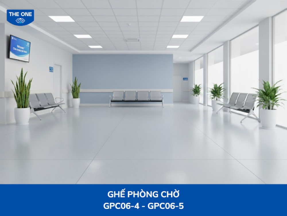 Ghế phòng chờ tựa thép The One GPC06-4 - GPC06-5 có giá dao động khoảng từ 3.955.000 VNĐ đến 4.990.000 VNĐ (chưa bao gồm VAT) tùy nhà phân phối.