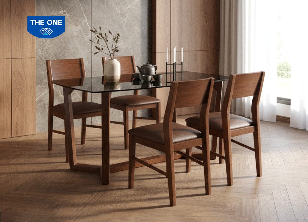 BÀN GHẾ ĂN GỖ SƠN HIGH GLOSSY THE ONE 
HGB69A/HGB69B/HGG69