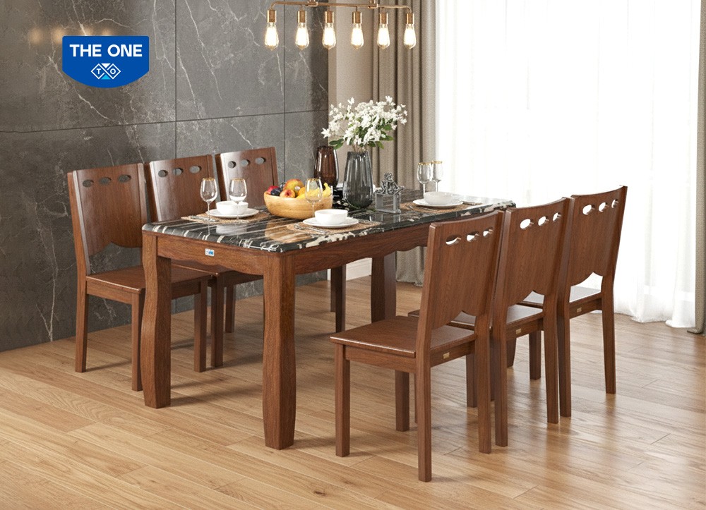 BÀN GHẾ ĂN GỖ SƠN HIGH GLOSSY THE ONE 
HGB74A/HGB74B/HGG74