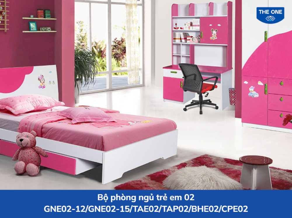 Thiết kế chiều cao tiêu chuẩn và màu sắc tươi sáng giúp trẻ thoải mái học tập và nghỉ ngơi trong phòng ngủ dao động 5.500.000 VNĐ - 10.500.000 VNĐ