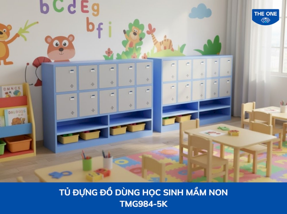  Lưu ý khi chọn tủ đựng đồ dùng cần phù hợp theo cấp học và số lượng học sinh mỗi lớp.
