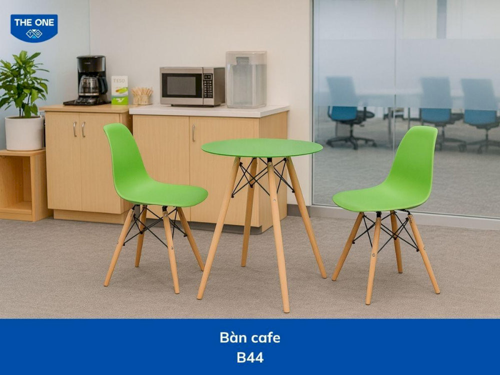 Bàn cafe mặt gỗ phù hợp với không gian nội thất hiện đại