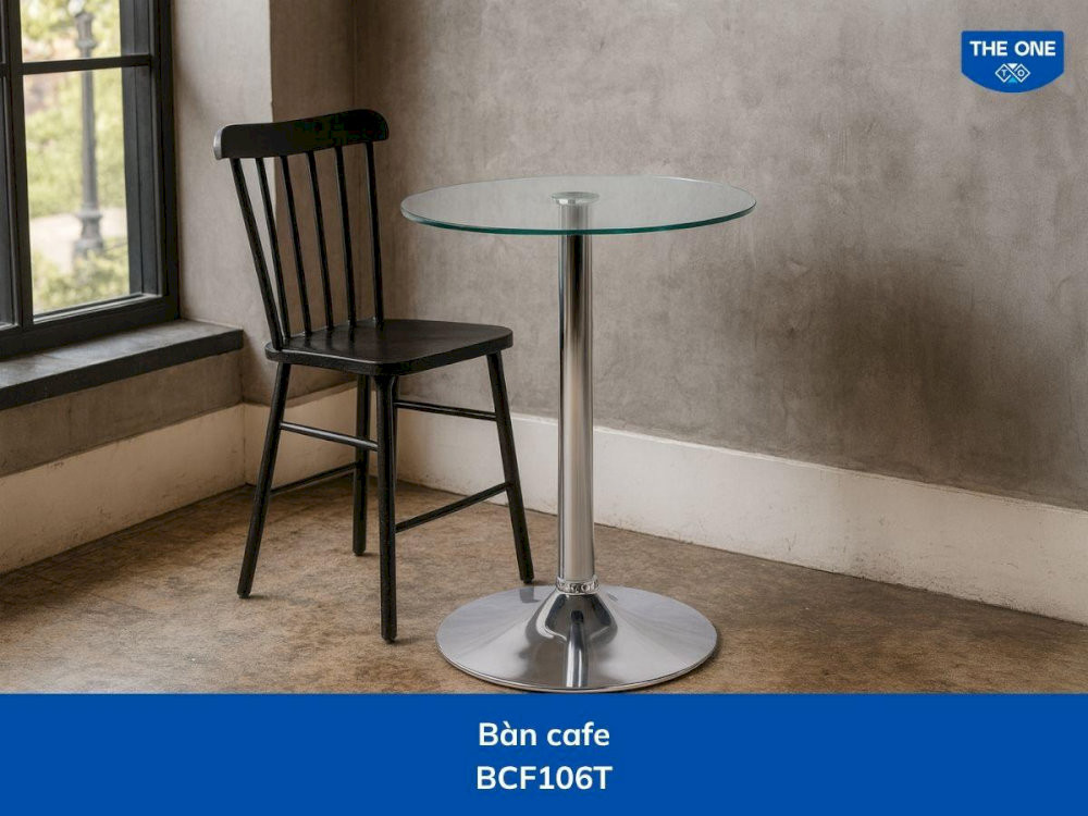 Bàn cafe thiết kế mặt kính sang trọng, trẻ trung