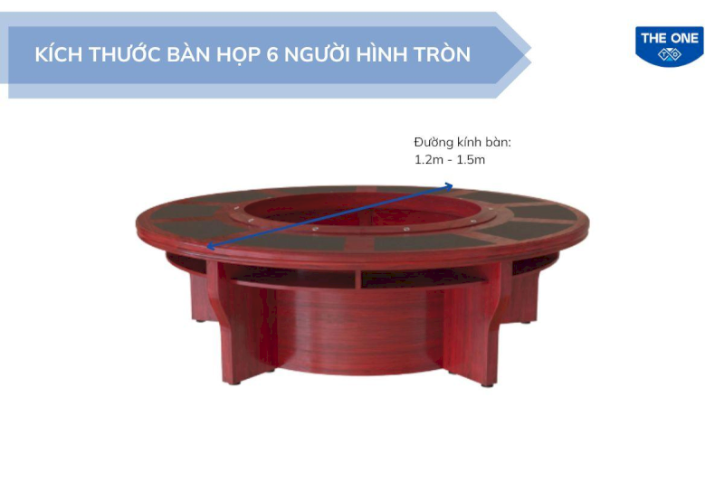 Thiết kế mặt bàn tròn không tạo sự phân biệt cấp bậc giữa các thành viên