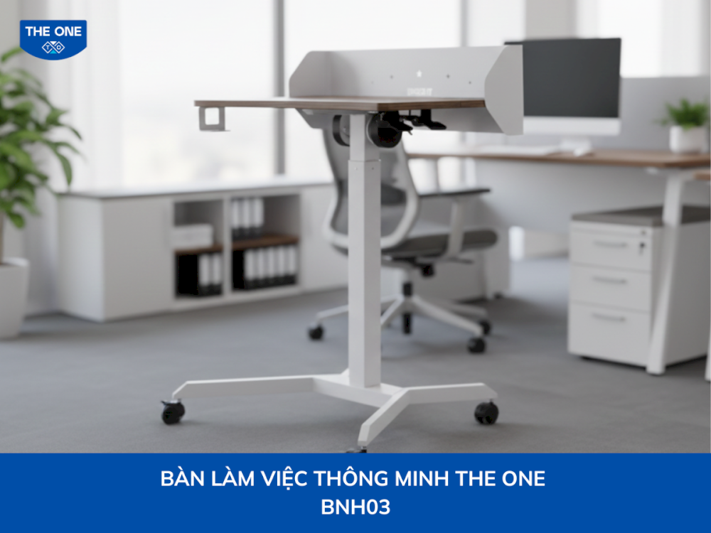 Giá bàn làm việc thông minh The One BNH03 dao động khoảng từ 4.760.000 VNĐ đến 5.190.000 VNĐ (chưa bao gồm VAT) tùy nhà phân phối.