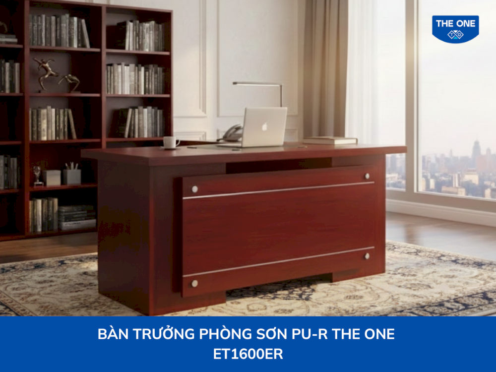 Giá bàn trưởng phòng sơn PU-R The One ET1600ER dao động khoảng từ 2.390.000 VNĐ đến 2.500.000 VNĐ (chưa bao gồm VAT) tùy nhà phân phối.
