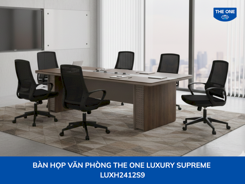 Giá bàn họp văn phòng The One Luxury Supreme LUXH2412S9 dao động khoảng từ 7.615.000 VNĐ đến 7.800.000 VNĐ (chưa bao gồm VAT) tùy nhà phân phối.