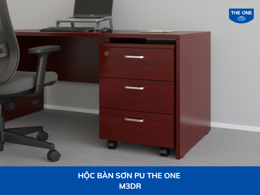Hộc bàn sơn PU mang lại tính thẩm mỹ cao, độ bền và khả năng chống trầy xước, chống ẩm tốt.
