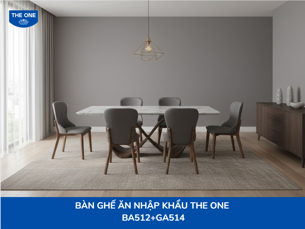 Nội thất phòng ăn The One bàn ghế nhập khẩu The One