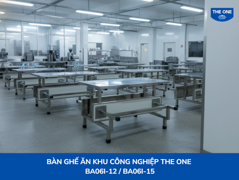 Bàn ăn công nghiệp The One BA06I-12 / BA06I-15 có giá dao động từ khoảng 2.645.000 VNĐ đến 3.705.000 VNĐ tùy đại lý phân phối.