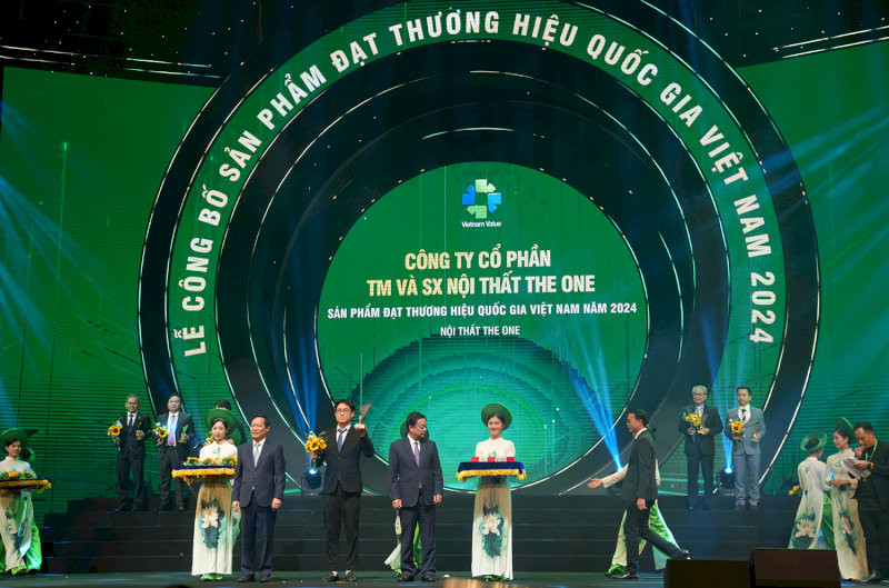 Vinh danh Nội thất The One là Thương hiệu Quốc gia Việt Nam 2024.