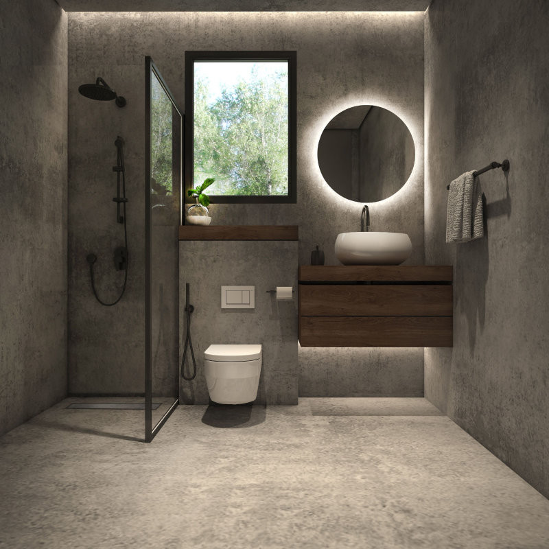 Chi tiết kim loại và ánh sáng LED tăng tính thẩm mỹ, tạo điểm nhấn mạnh mẽ cho không gian. (Nguồn: Internet)