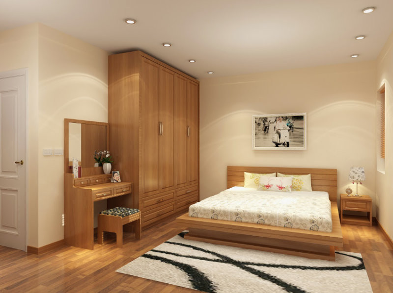 Tránh đặt gương đối diện giường ngủ để đảm bảo giấc ngủ sâu và hạnh phúc gia đình. (Nguồn: Internet)