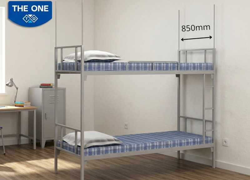 Mẫu giường tầng nội trú The One GT40 có chiều rộng là 850mm phù hợp với vóc dáng người trưởng thành