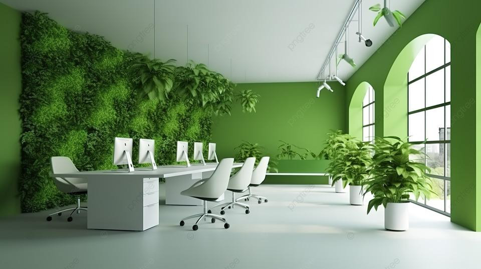 Bố trí văn phòng theo phong cách thiết kế văn phòng xanh ECO