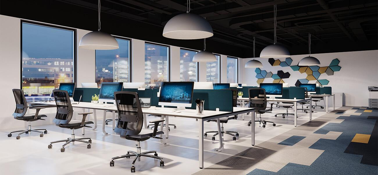 Bố trí văn phòng theo Phong cách thiết kế văn phòng mở (Open Office)