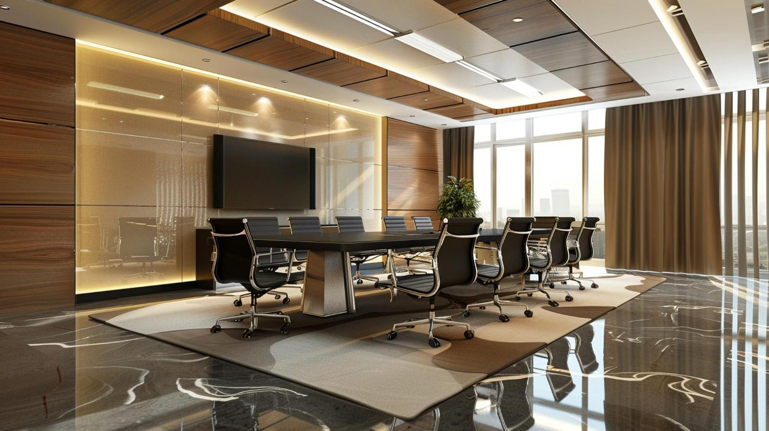 Bố trí văn phòng theo Phong cách thiết kế văn phòng cao cấp Luxury