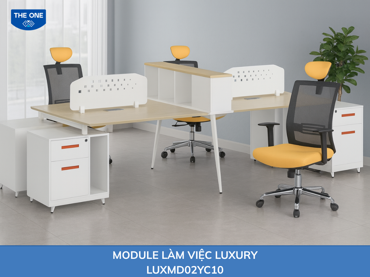 Bố trí bàn làm việc trong văn phòng cho nhân viên