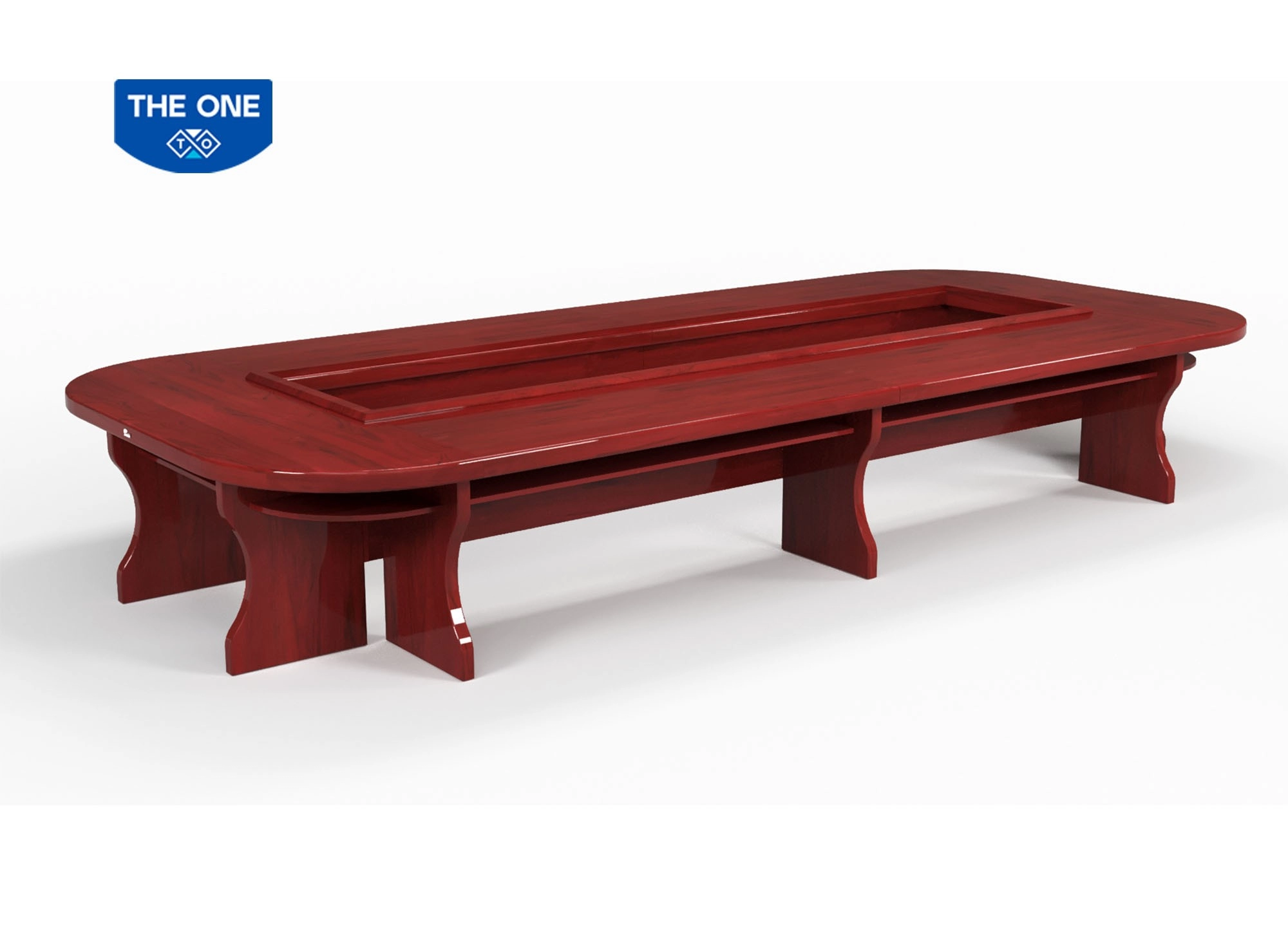 kích thước bàn họp 20 người - Bàn họp sơn PU CT5022H1R8