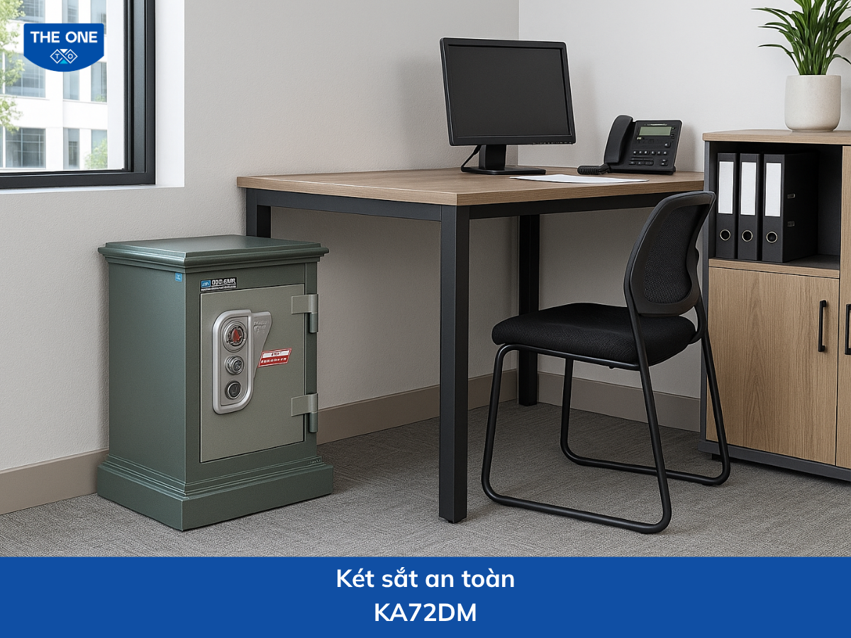 Két sắt KA72DM có kích thước W 560mm × D 400mm × H 879mm