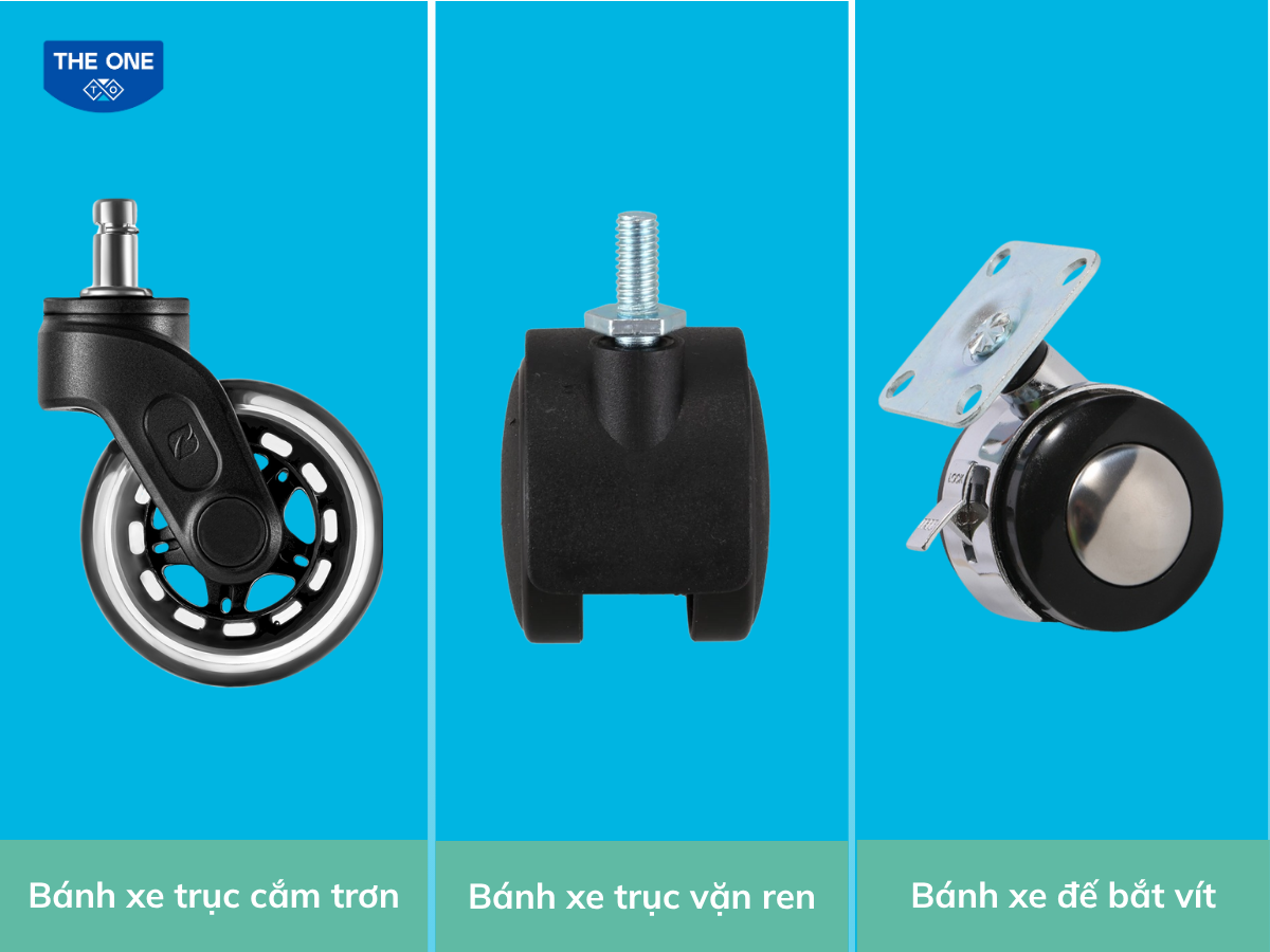 Các loại bánh xe phổ biến