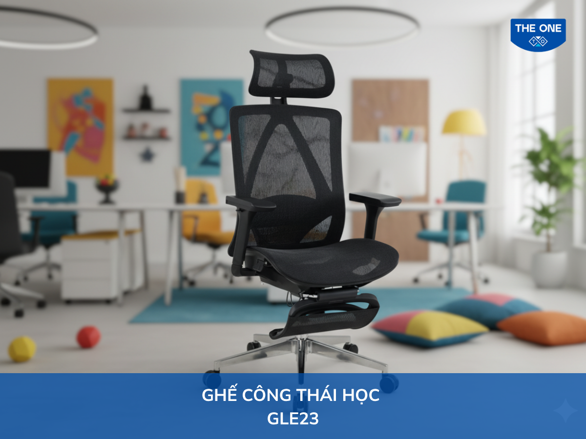 Ghế công thái học GLE23 linh hoạt thoải mái tối đa