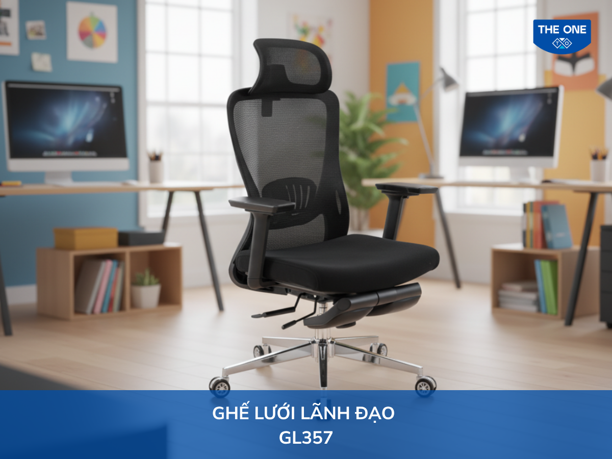 Ghế lưới lãnh đạo GL357 cao cấp đa năng