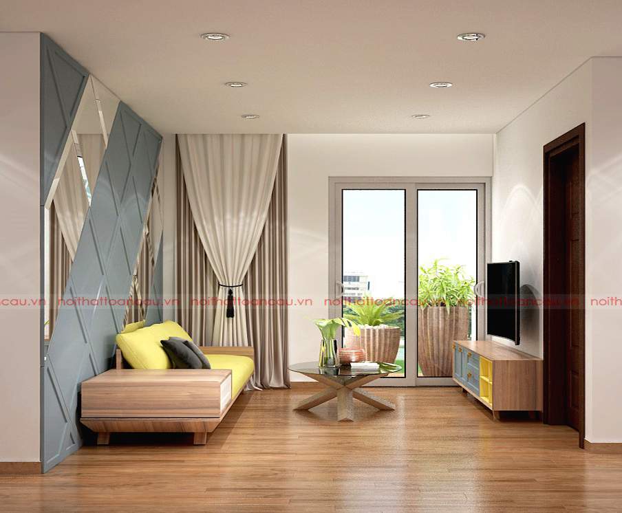 Những mẫu thiết kế phòng khách đẹp bằng gỗ óc chó phù hợp với nhiều không gian phòng khách khau nhau