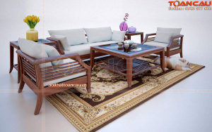Bộ bàn ghế gỗ phòng khách giá rẻ - TC106