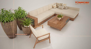 Sofa giường gỗ tự nhiên cao cấp – TC167