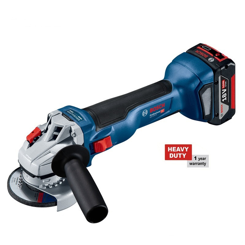 Máy mài dùng pin BOSCH GWS 18V-10 KIT 100MM (18V*2. 5.0AH)/06019J40K1