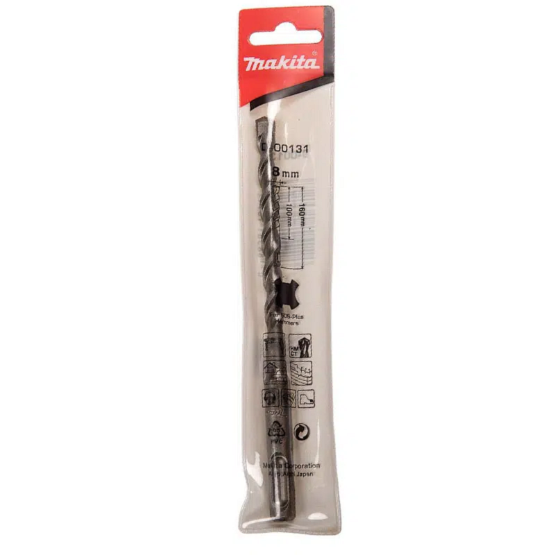 Mũi khoan 2 cạnh SDS-PLUS MAKITA - (8X100X160) - D-00131
