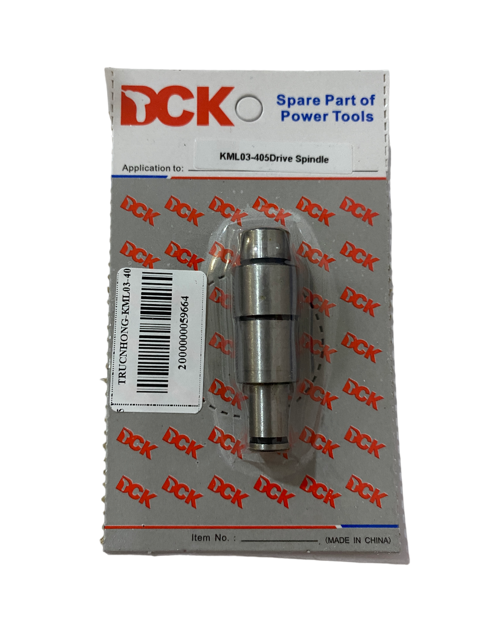 Trục lắp nhông xích cưa điện DCK - KML03-405 - 30020100055