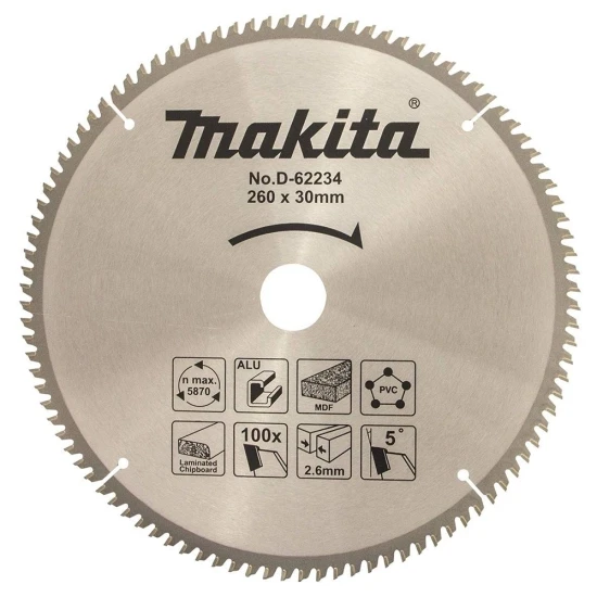 Lưỡi cưa đa năng MAKITA - (260MMX30MMX100T) - D-62234