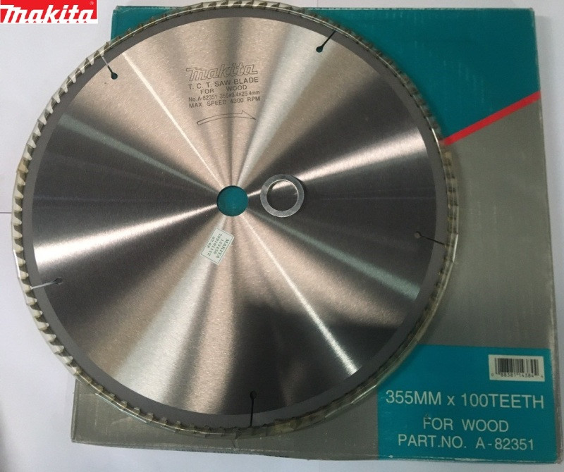 Lưỡi cưa gỗ hợp kim MAKITA - (355X25.4X100T) - A-82351