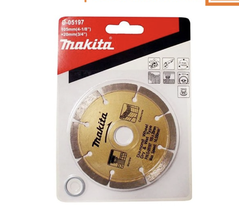 Lưỡi cắt đá kim cương phân đoạn (105X1.6X20MM) MAKITA - D-05197
