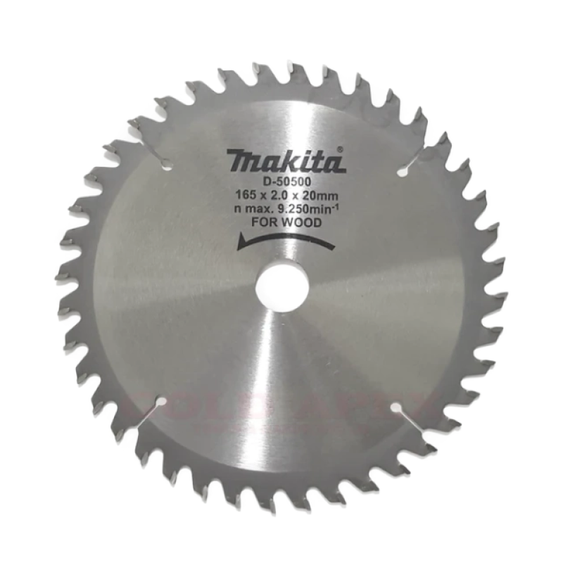 Lưỡi cắt gỗ hợp kim (165MMX20MMX40T) MAKITA - D-50500