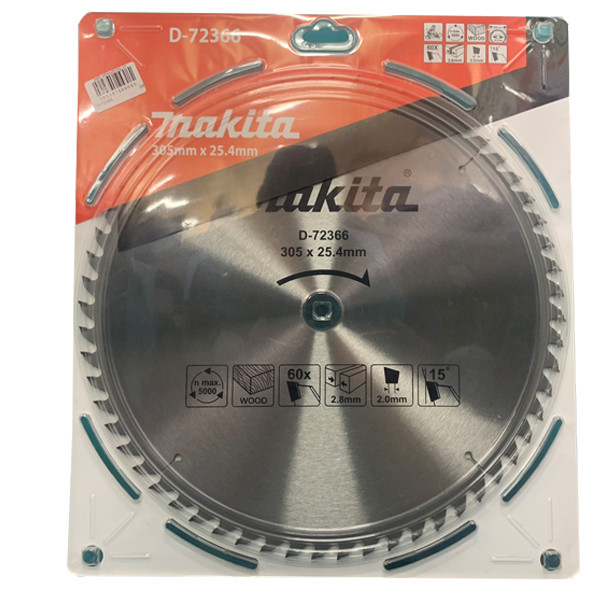 Lưỡi cưa gỗ MAKITA - (305X25.4X60T) - D-72366