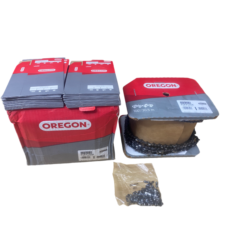 Xích 91PX OREGON - Hầu tròn (3/8 1.3mm)