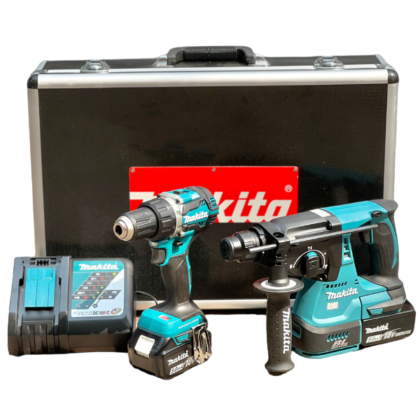 Bộ sản phẩm MAKITA - DLX2425TX1 (18V*2 5.0Ah)