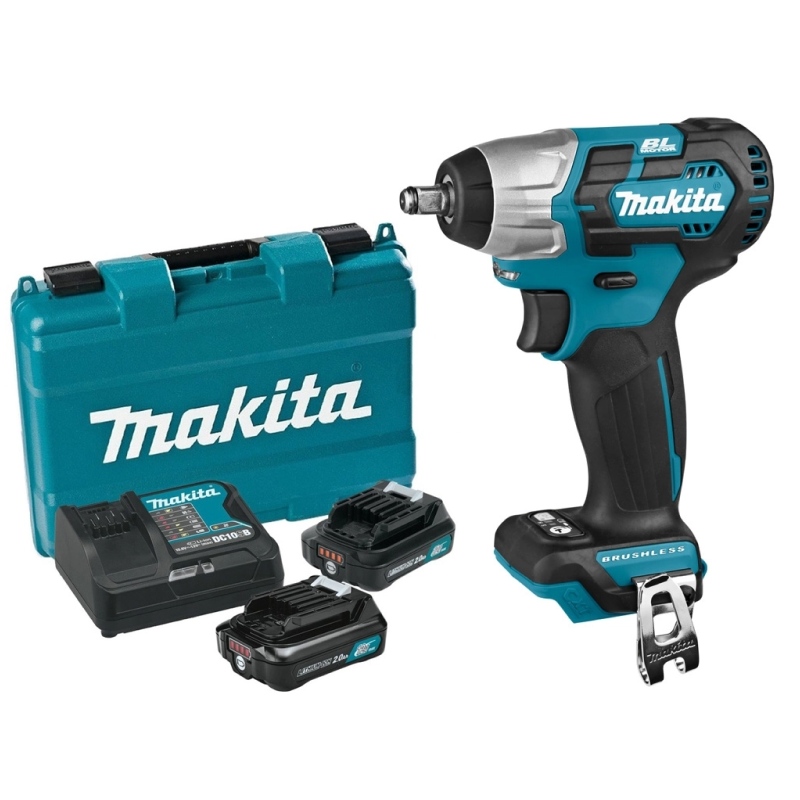 Máy siết bu lông MAKITA - TW160DSAE (9.5MM-12V*2 2.0Ah)