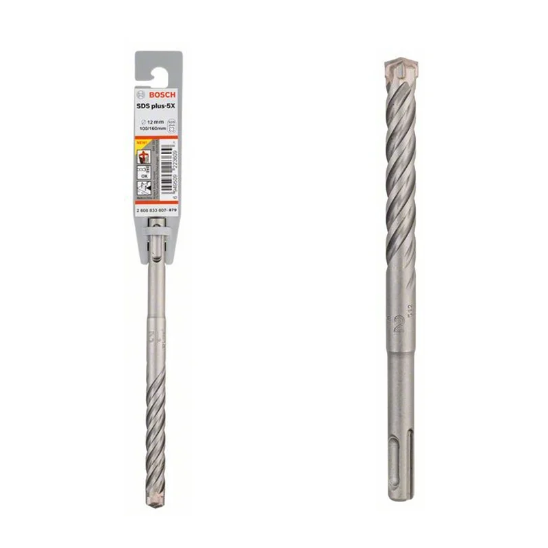 Mũi khoan SDS-PLUS BOSCH - (5X12X100X160MM) - 2608833807