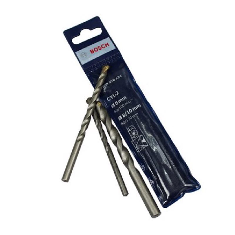 Mũi khoan chuôi kẹp BT BOSCH - (6/8/10MM) - 2608578124