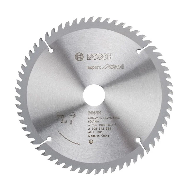 Lưỡi cưa gỗ BOSCH - (184X25.5X60T) - 2608642985