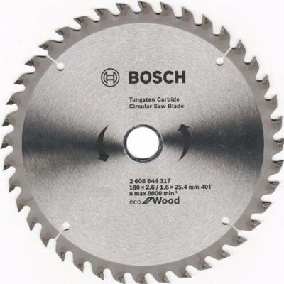 Lưỡi cưa gỗ BOSCH - (180X25.4X40T) - 2608644317