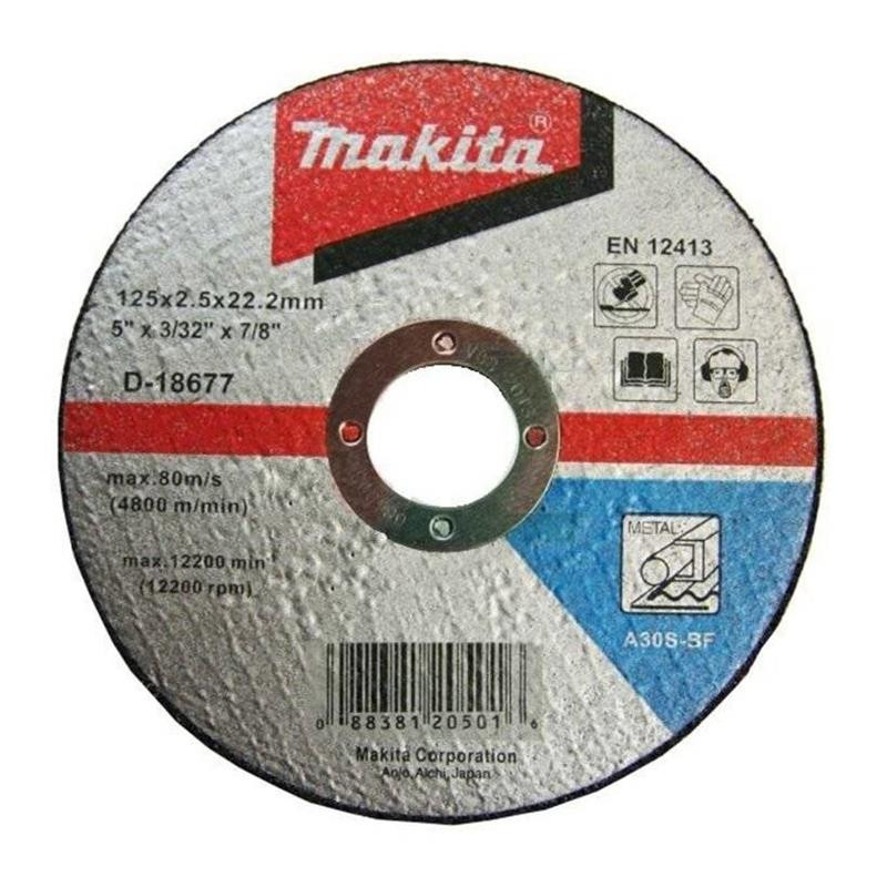 Đá cắt (125X2.5X22X2MM) MAKITA - D-18677