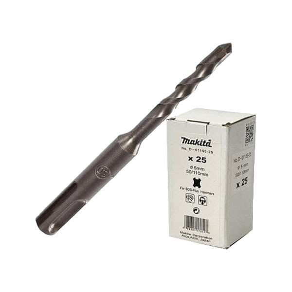 Mũi khoan 2 cạnh SDS-PLUS MAKITA - (8X100X160MM) - D-01183-25