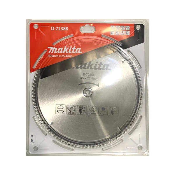 Lưỡi cưa gỗ MAKITA - (305X25.4X100T) - D-72388